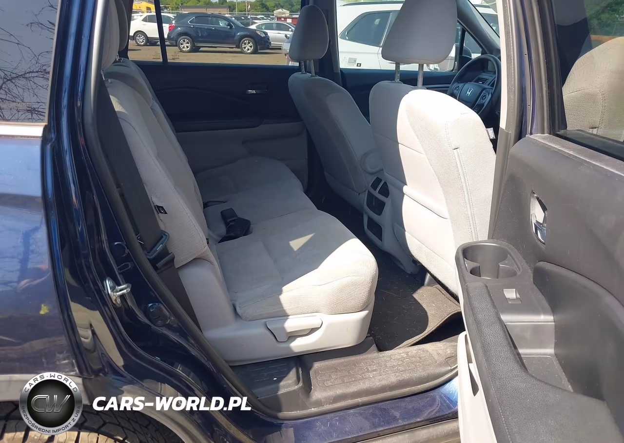 2017 Honda Pilot Lx VIN:5FNYF6H14HB053539 - 8