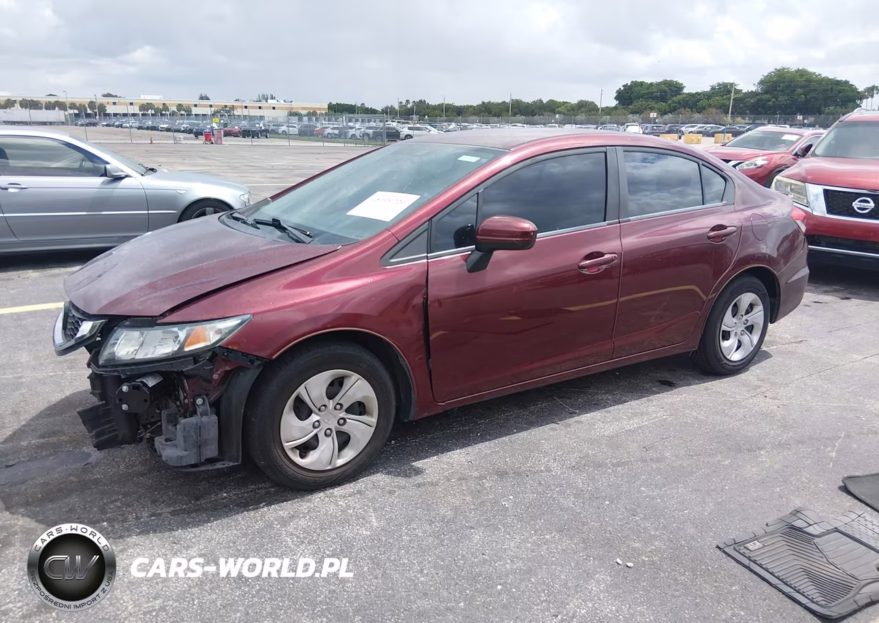 2014 Honda Civic Lx VIN:19XFB2F58EE080066 - 2