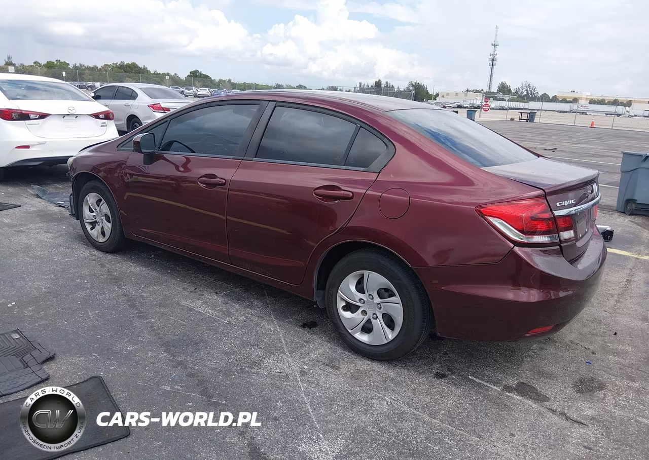 2014 Honda Civic Lx VIN:19XFB2F58EE080066 - 3
