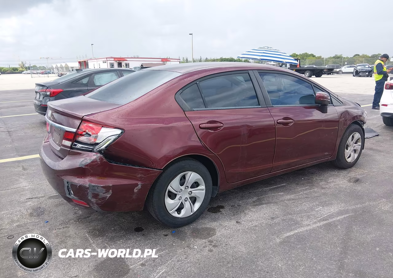 2014 Honda Civic Lx VIN:19XFB2F58EE080066 - 4