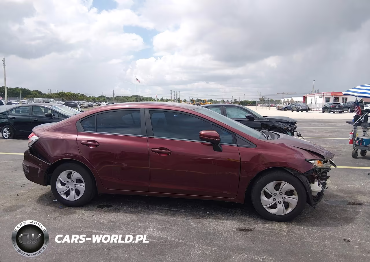 2014 Honda Civic Lx VIN:19XFB2F58EE080066 - 6
