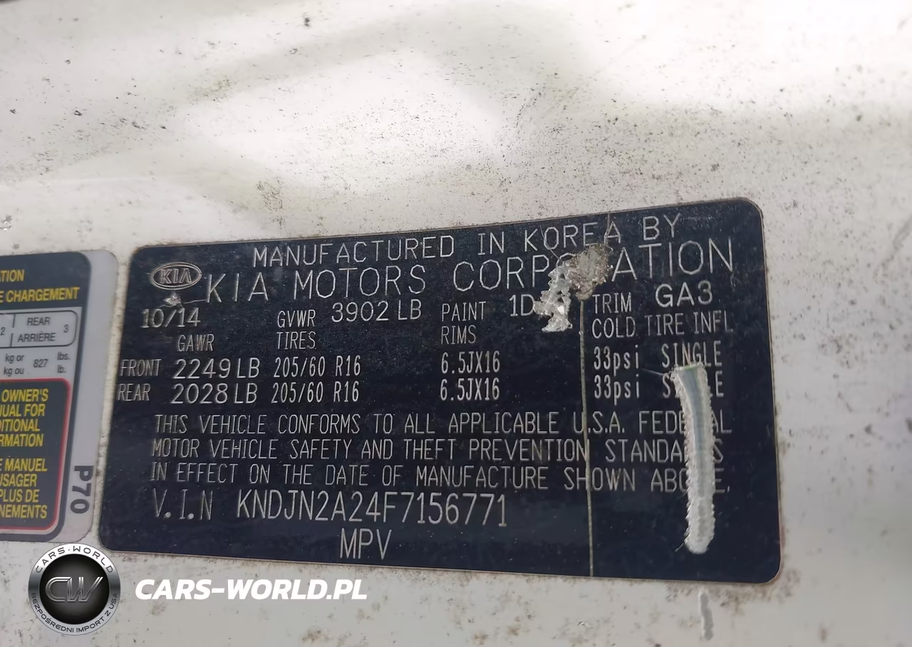 2015 Kia Soul VIN:KNDJN2A24F7156771 - 9