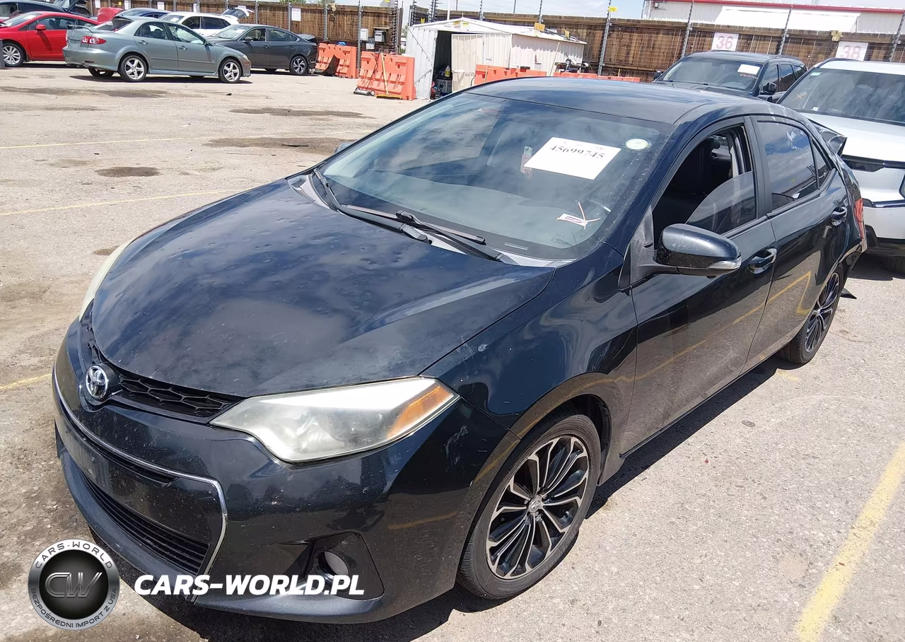 2015 Toyota Corolla S Plus VIN:5YFBURHE9FP301057 - 2