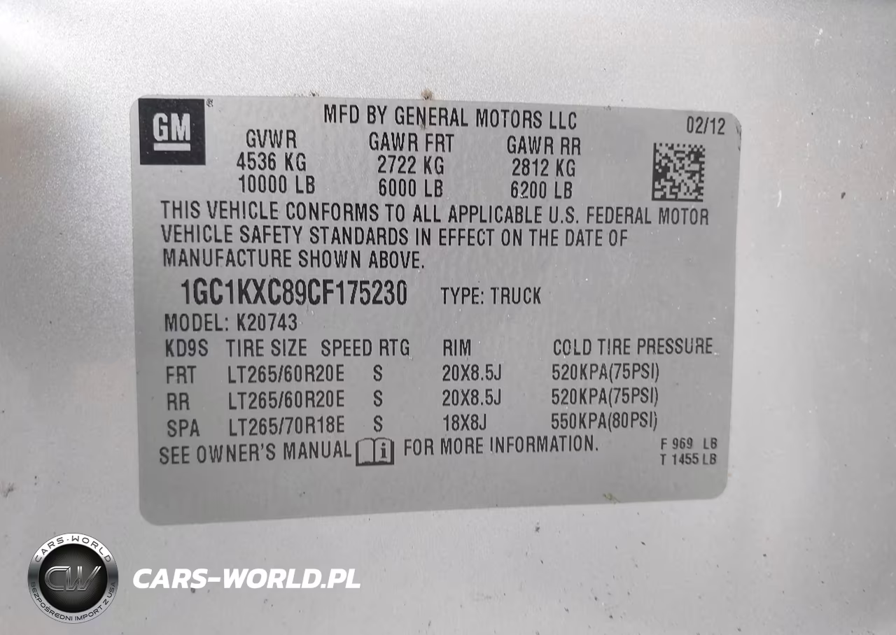 2012 Chevrolet Silverado 2500Hd Lt VIN:1GC1KXC89CF175230 - 9