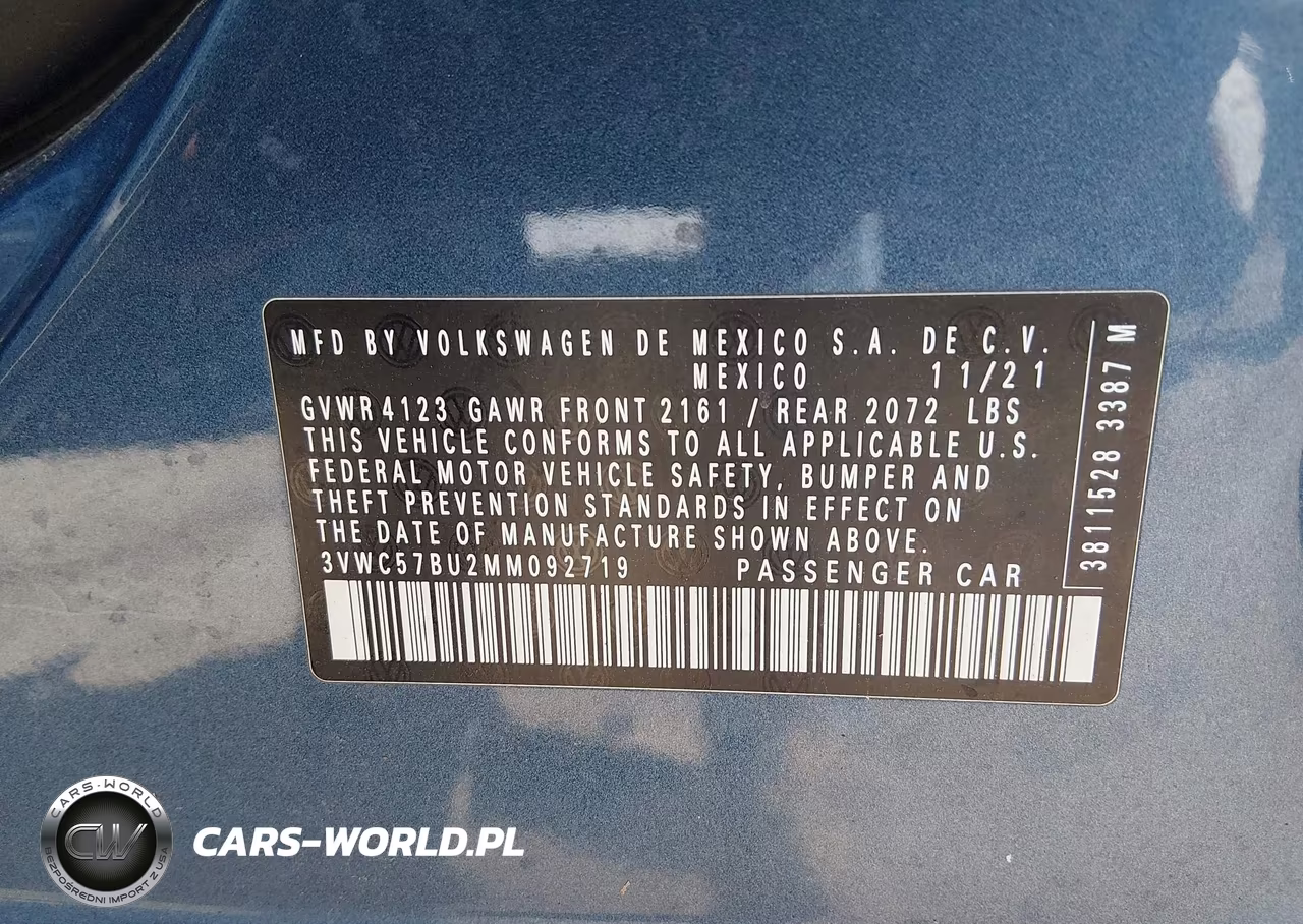 2021 Volkswagen Jetta 1.4T R-Line-1.4T S-1.4T Se VIN:3VWC57BU2MM092719 - 9