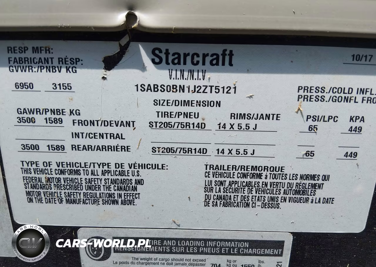2018 Starcraft Autumn Ridge 262Rls VIN:1SABS0BN1J2ZT5121 - 9