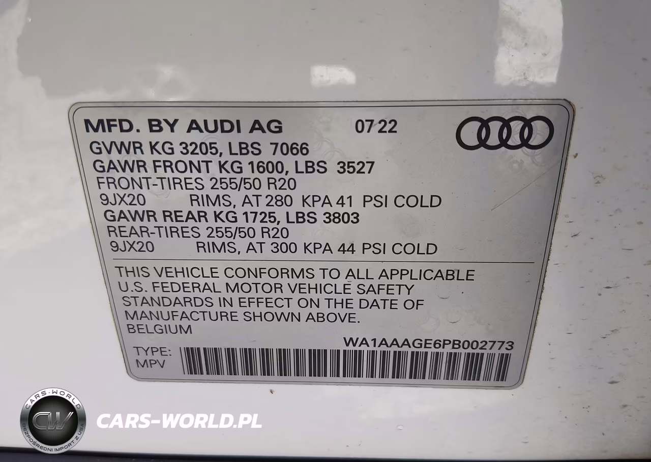 2023 Audi E-Tron Premium Quattro VIN:WA1AAAGE6PB002773 - 9