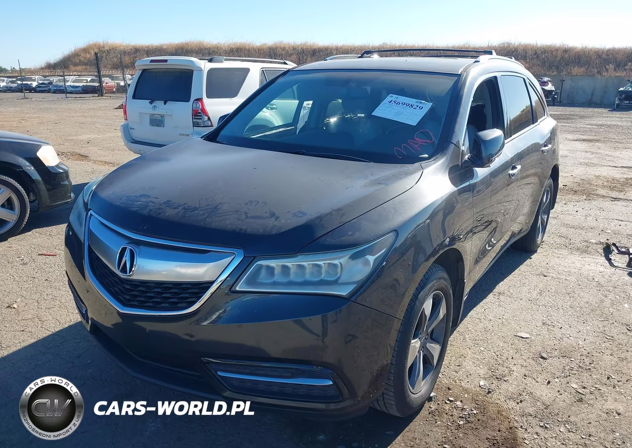 2014 Acura Mdx VIN:5FRYD4H28EB029483 - 2
