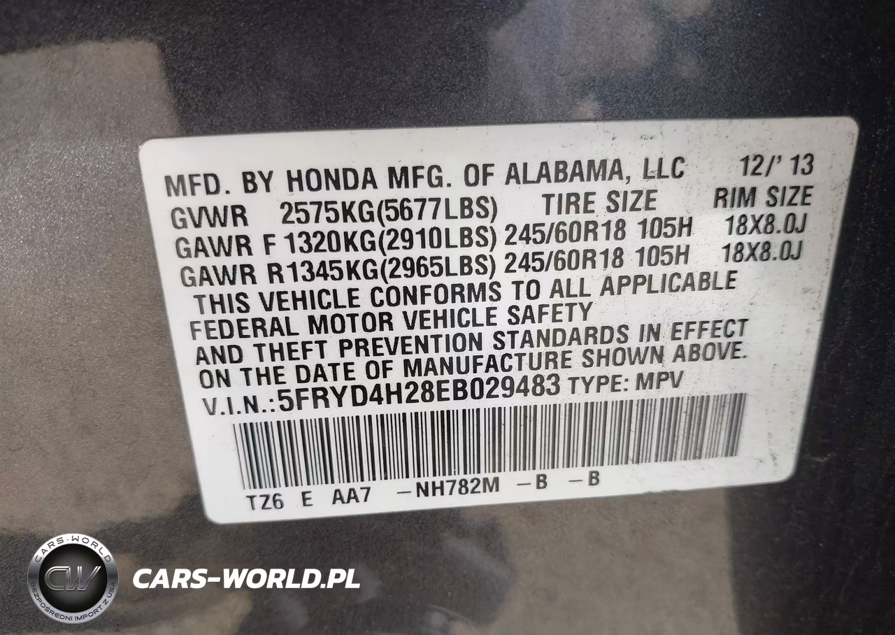 2014 Acura Mdx VIN:5FRYD4H28EB029483 - 9