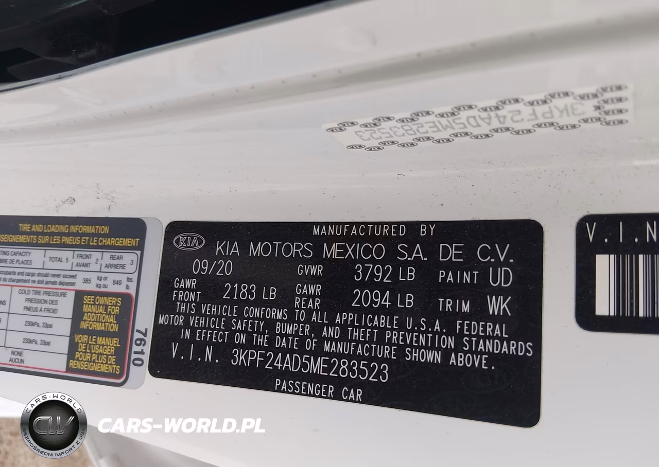 2021 Kia Forte Lxs VIN:3KPF24AD5ME283523 - 9