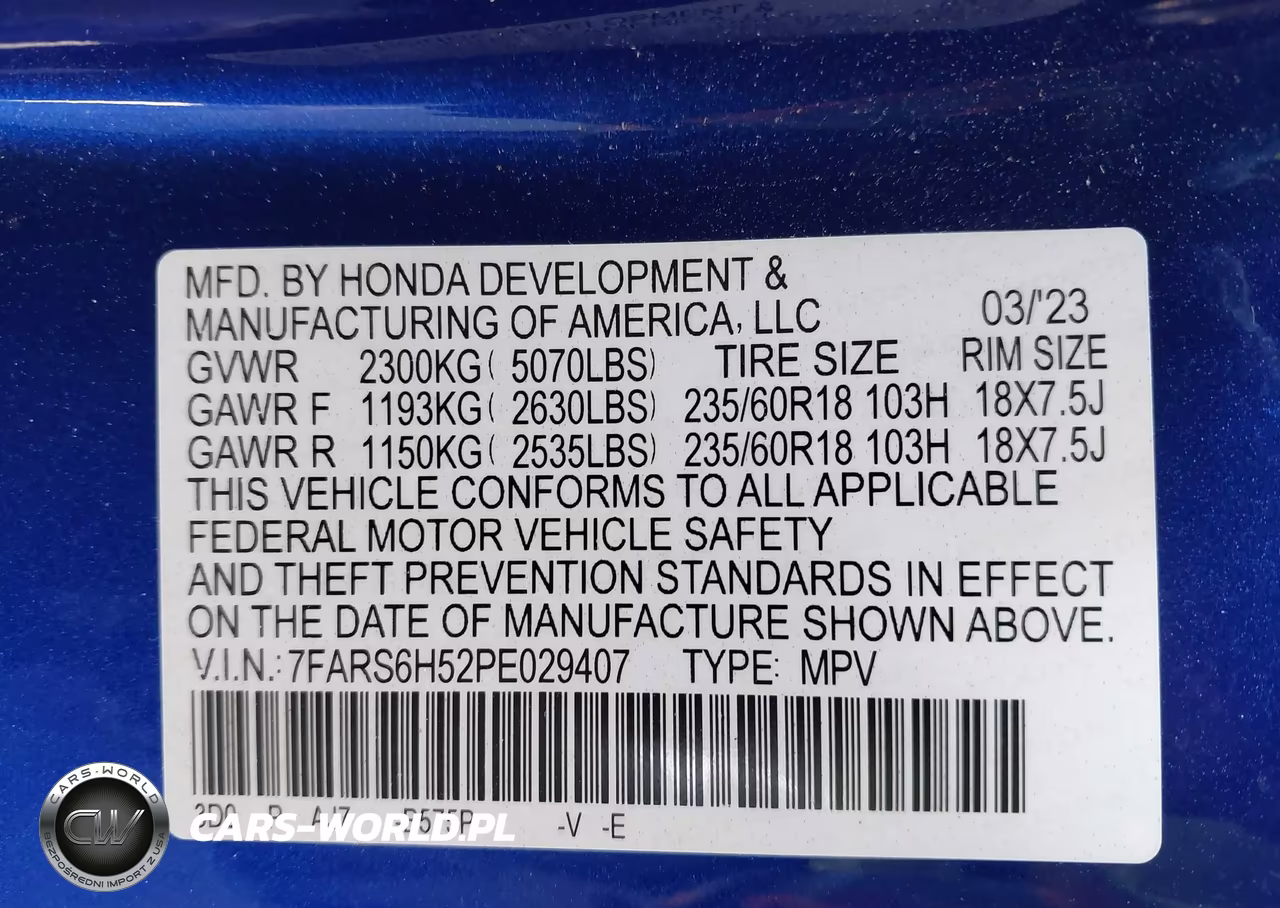 2023 Honda Cr-V Hybrid Sport VIN:7FARS6H52PE029407 - 9