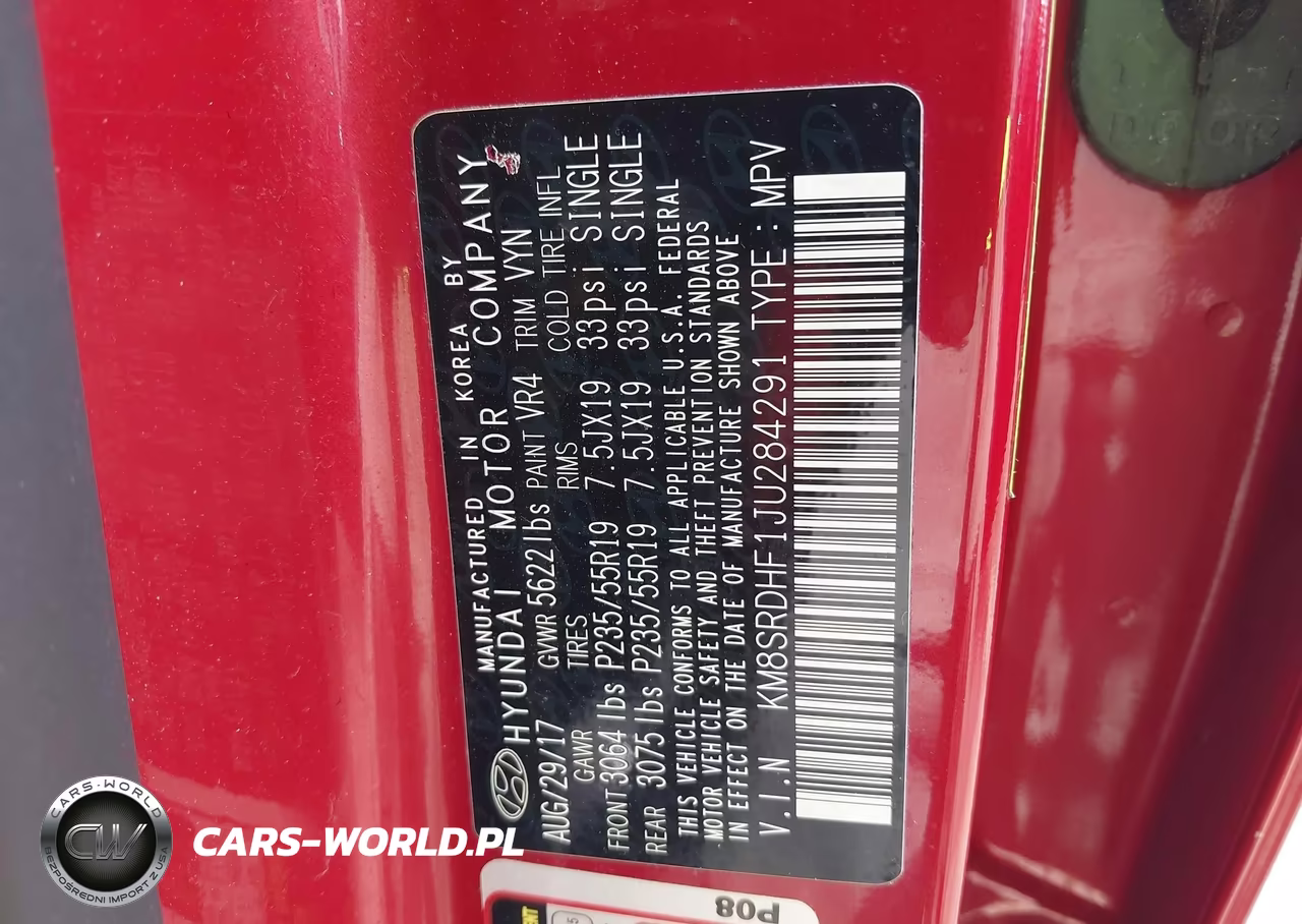 2018 Hyundai Santa Fe Se Ultimate VIN:KM8SRDHF1JU284291 - 9
