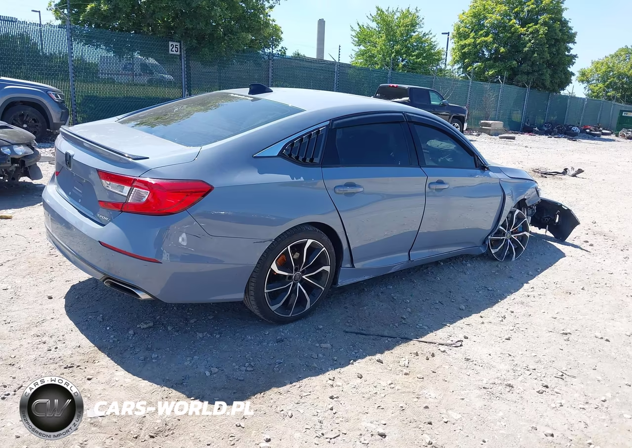 2022 Honda Accord Sport VIN:1HGCV1F32NA066347 - 4