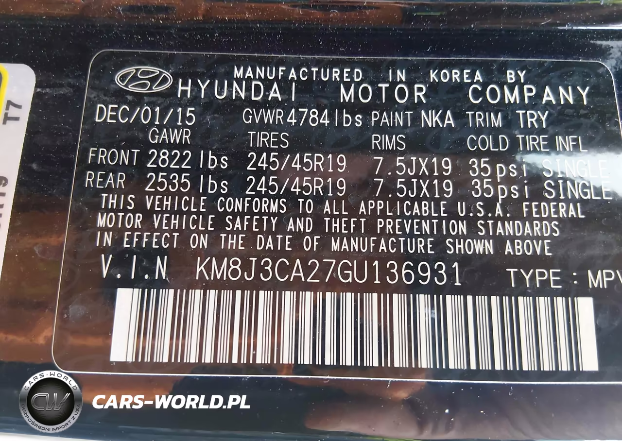 2016 Hyundai Tucson Limited VIN:KM8J3CA27GU136931 - 9