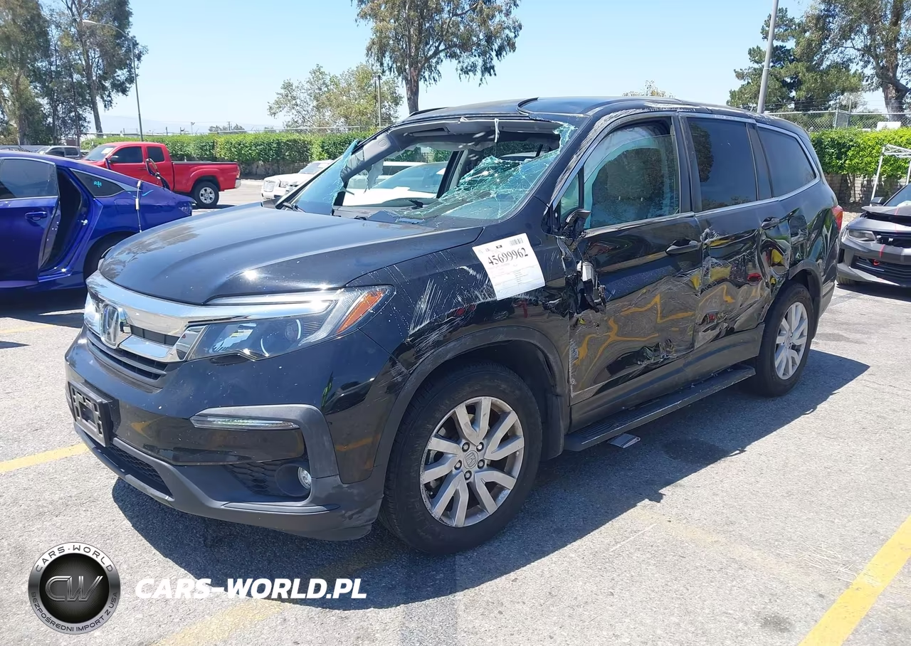 2020 Honda Pilot 2Wd Lx VIN:5FNYF5H14LB008071 - 2