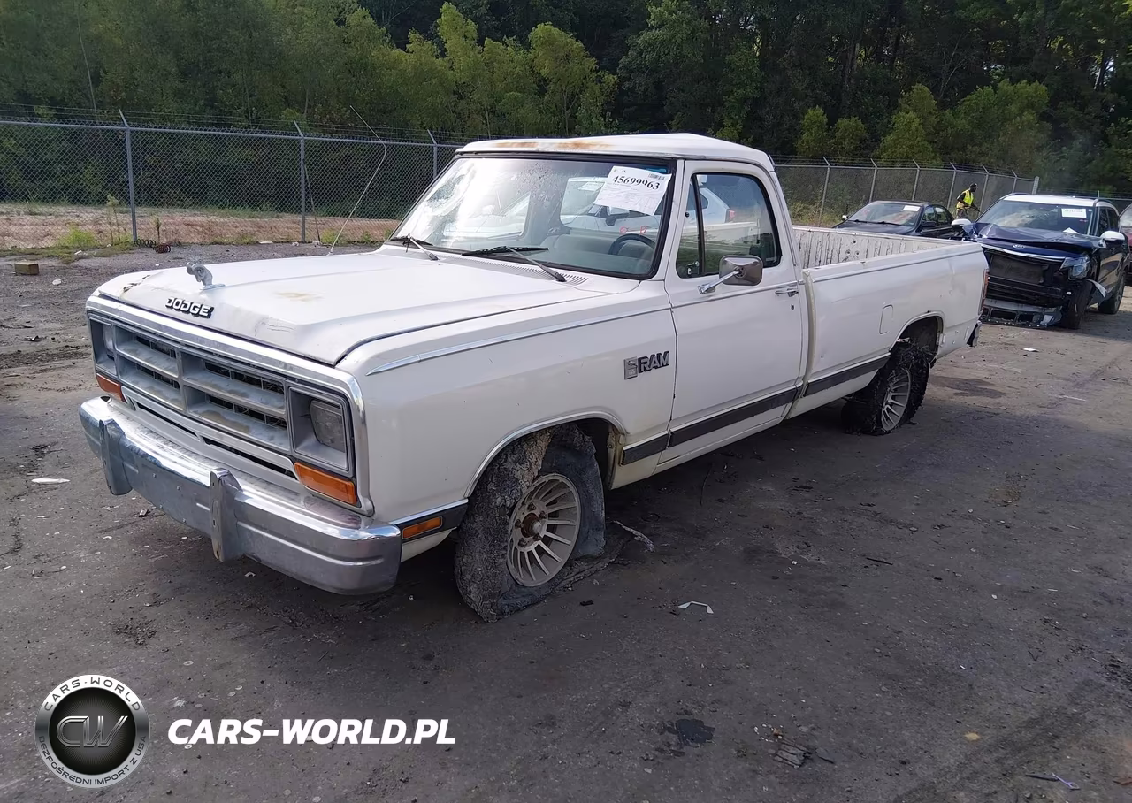 1987 Dodge D-Series D150 VIN:1B7HD14W0HS386284 - 2