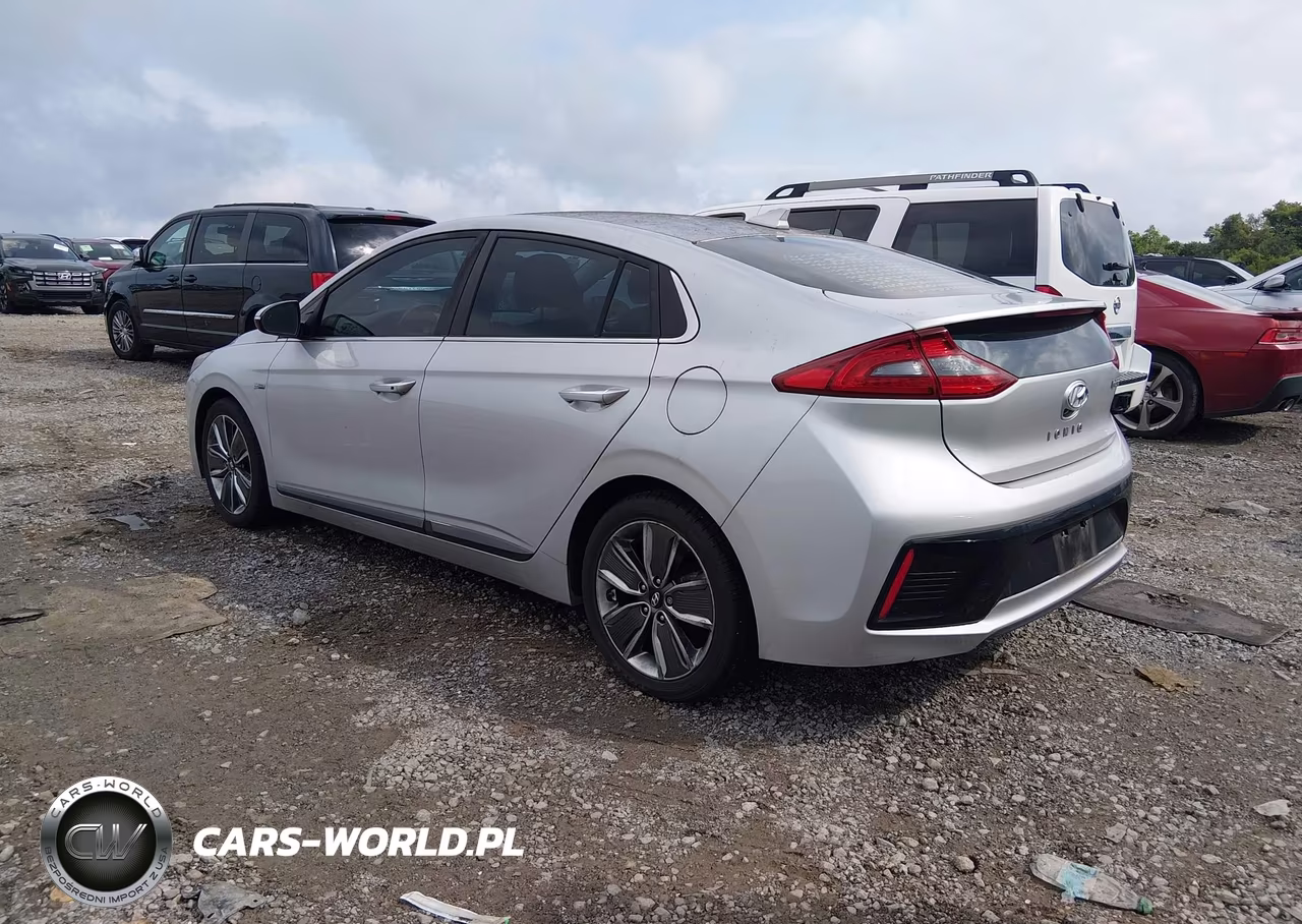 2017 Hyundai Ioniq Hybrid Limited VIN:KMHC85LC2HU046602 - 3