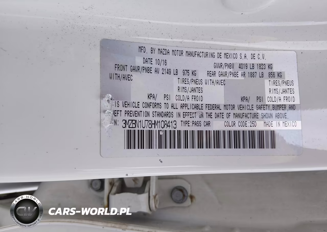 2017 Mazda Mazda3 Sport VIN:3MZBN1U78HM108413 - 9