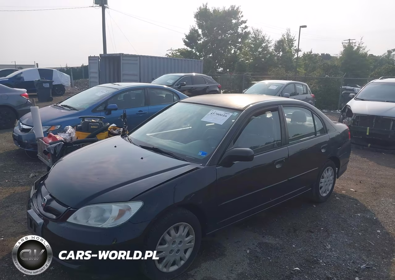 2004 Honda Civic Lx VIN:2HGES16504H523370 - 2