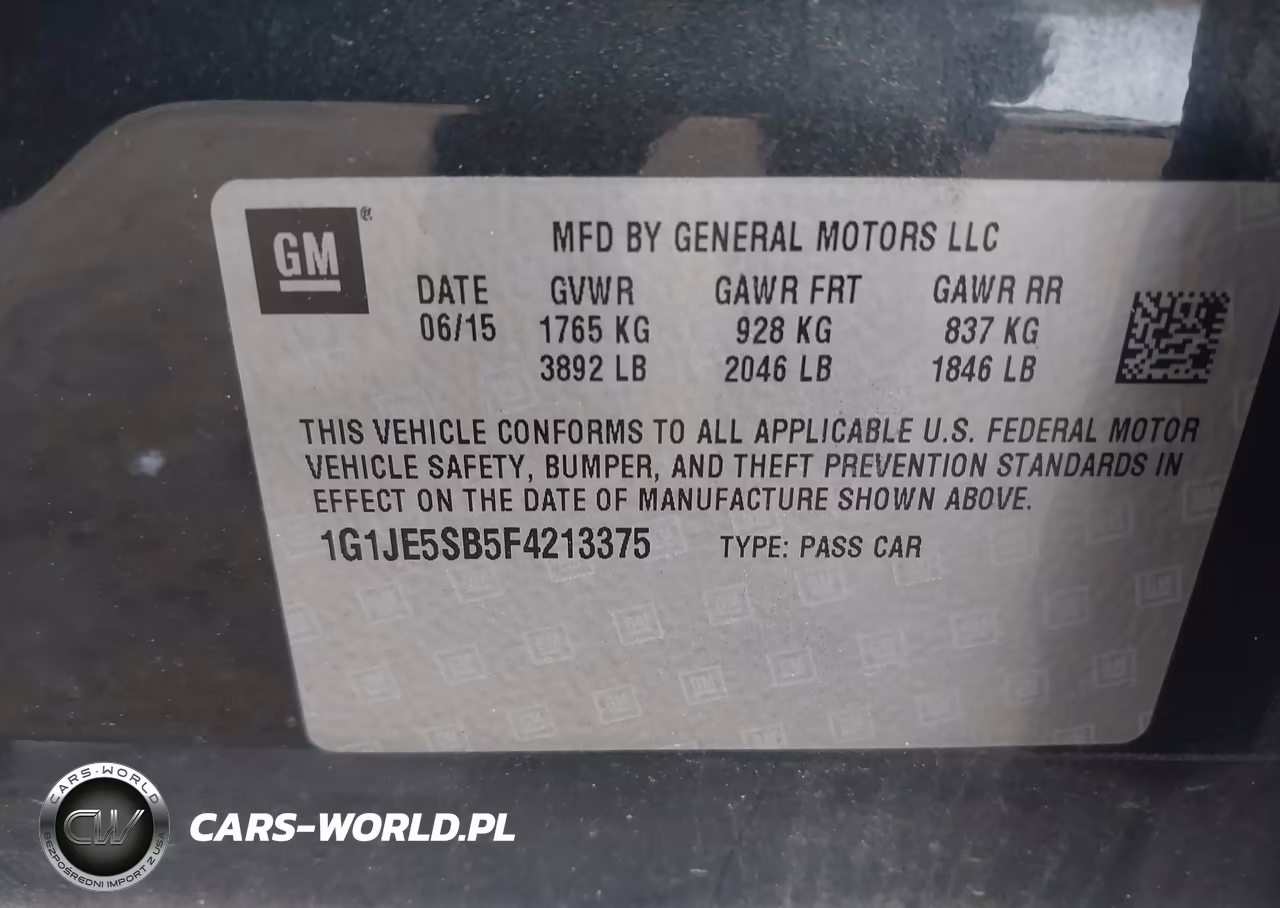 2015 Chevrolet Sonic Ltz Auto VIN:1G1JE5SB5F4213375 - 9