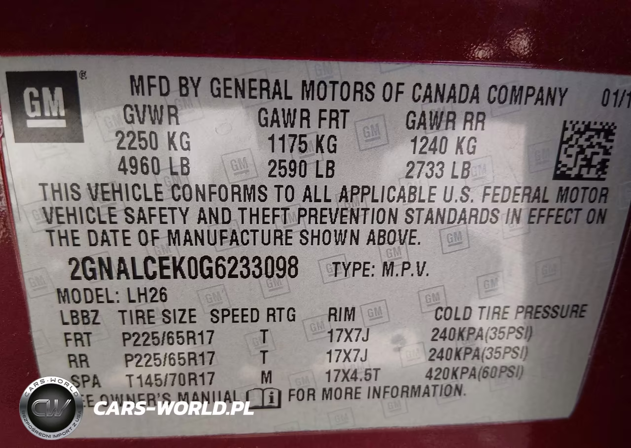 2016 Chevrolet Equinox Lt VIN:2GNALCEK0G6233098 - 9
