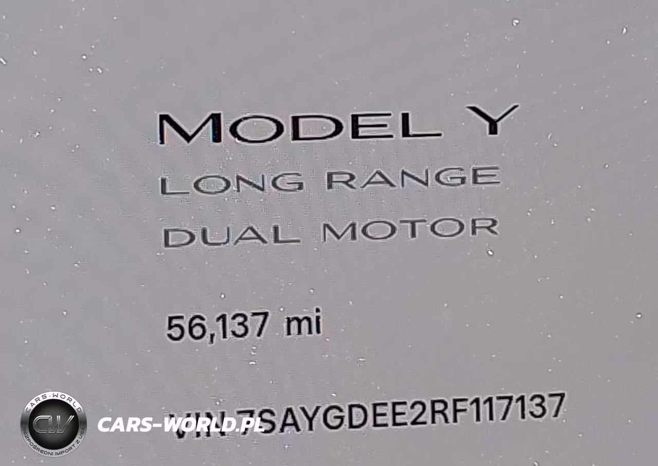 2024 Tesla Model Y Long Range Dual Motor All-Wheel Drive VIN:7SAYGDEE2RF117137 - 7