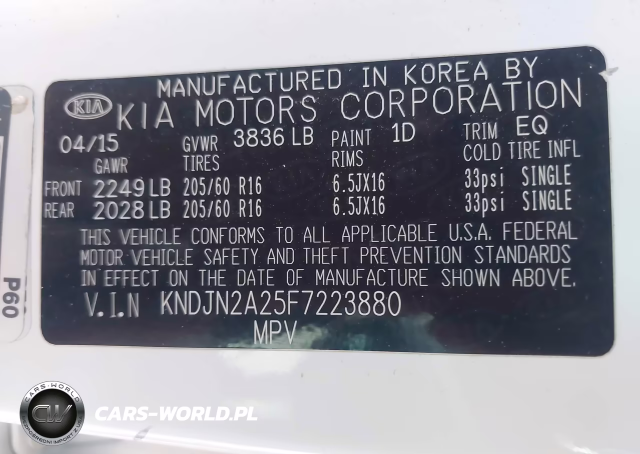 2015 Kia Soul VIN:KNDJN2A25F7223880 - 9