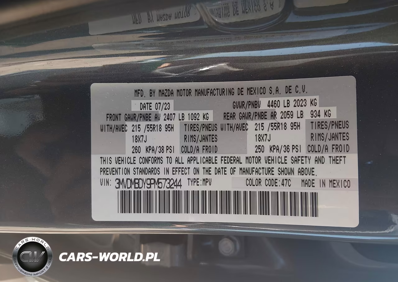 2023 Mazda Cx-30 2.5 Turbo Premium VIN:3MVDMBDY9PM573244 - 9