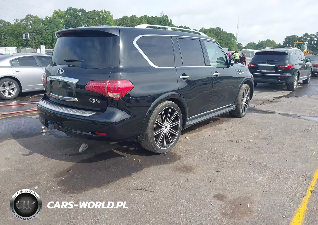 2011 Infiniti Qx56 VIN:JN8AZ2NE0B9000271 - 4