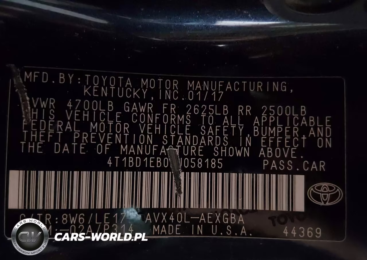 2017 Toyota Avalon Hybrid Xle Premium VIN:4T1BD1EB0HU058185 - 9