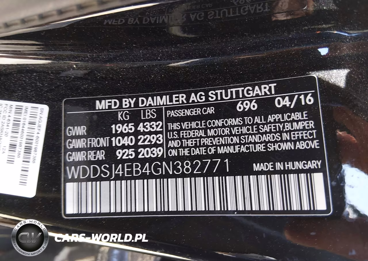 2016 Mercedes-Benz Cla 250 VIN:WDDSJ4EB4GN382771 - 9