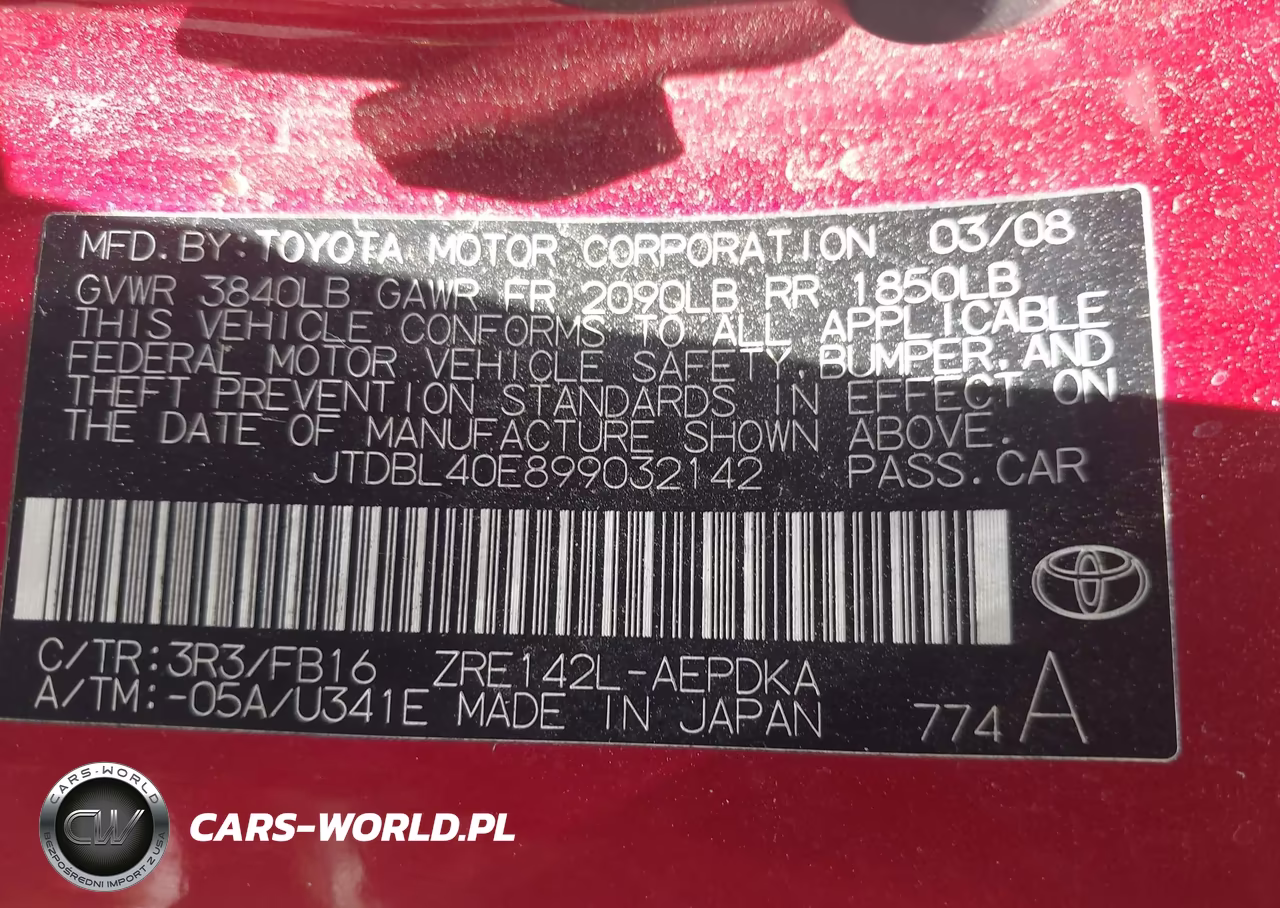 2009 Toyota Corolla Le VIN:JTDBL40E899032142 - 9