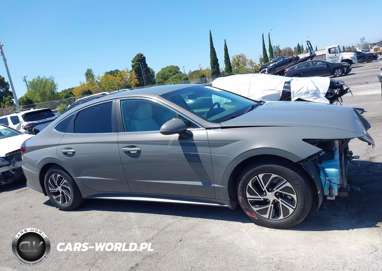 2021 Hyundai Sonata Blue VIN:KMHL24JJ4MA036209 - 14