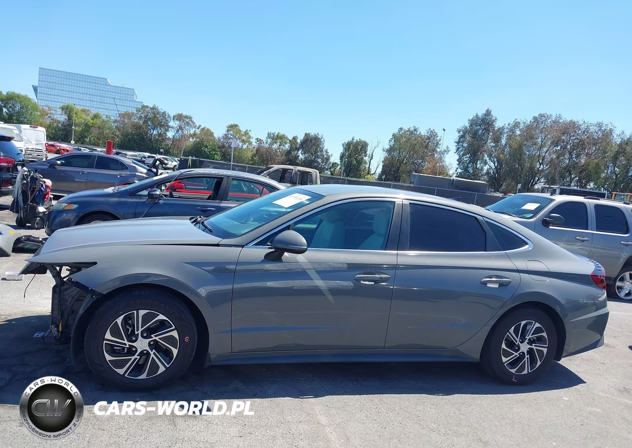 2021 Hyundai Sonata Blue VIN:KMHL24JJ4MA036209 - 15