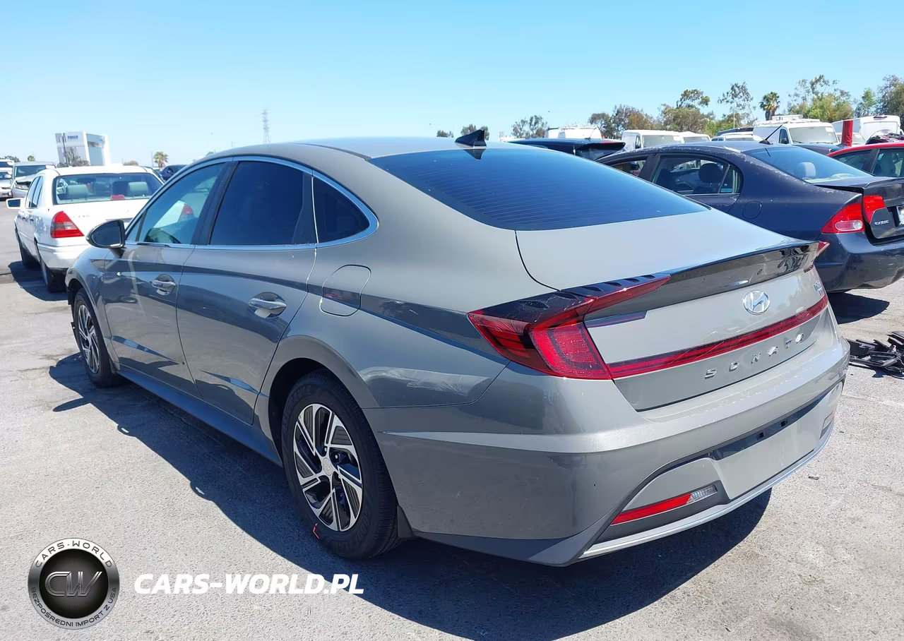 2021 Hyundai Sonata Blue VIN:KMHL24JJ4MA036209 - 3