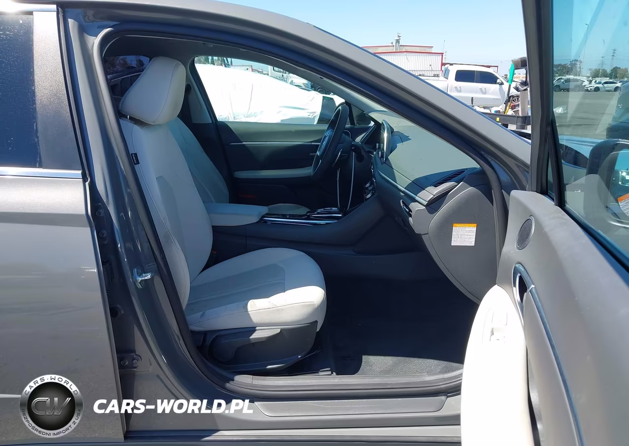 2021 Hyundai Sonata Blue VIN:KMHL24JJ4MA036209 - 5