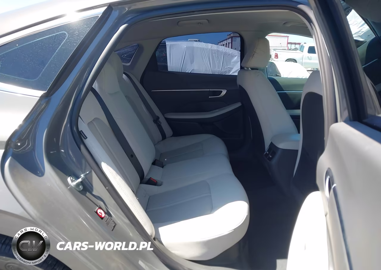 2021 Hyundai Sonata Blue VIN:KMHL24JJ4MA036209 - 8