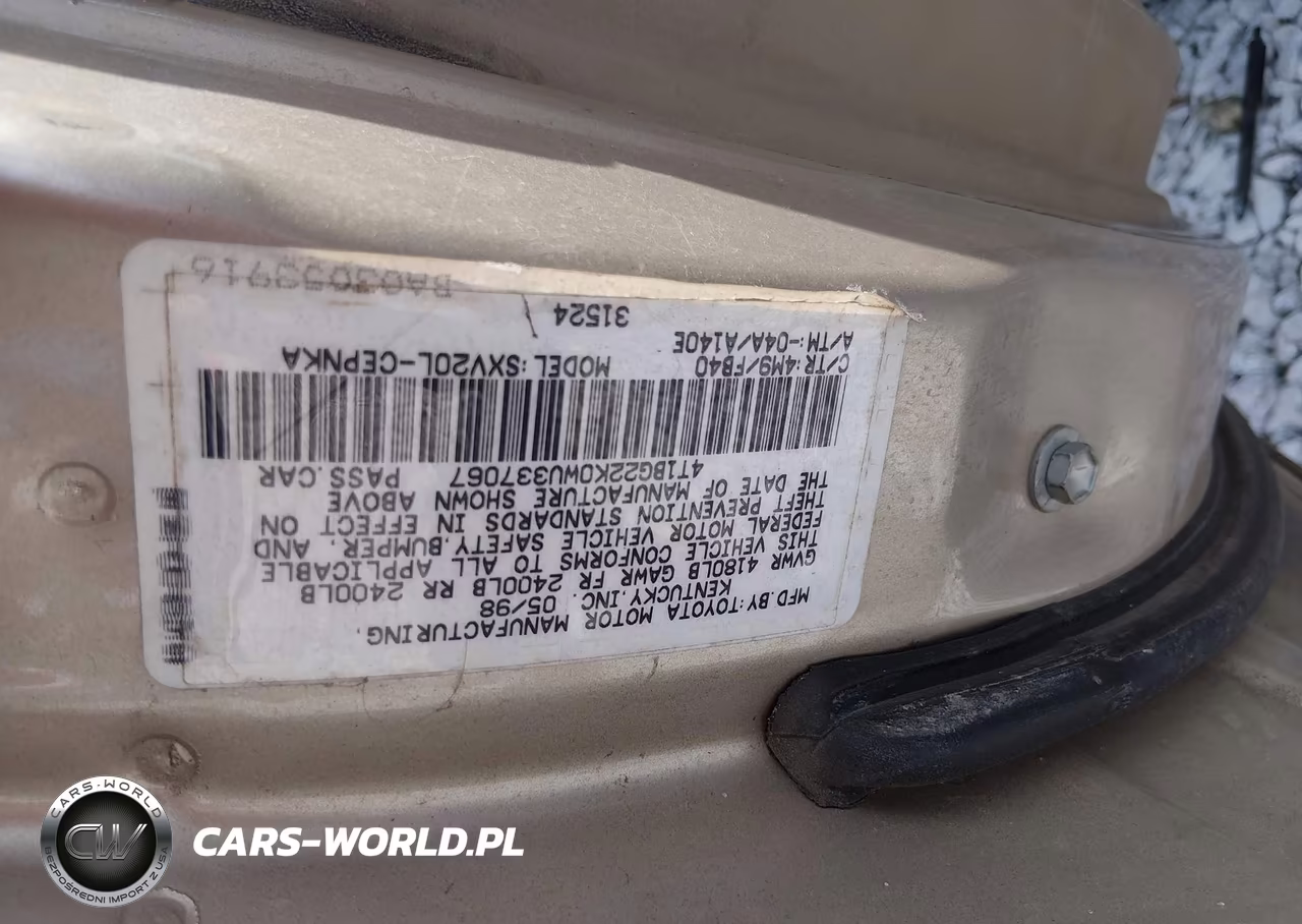 1998 Toyota Camry Le VIN:4T1BG22K0WU337067 - 9