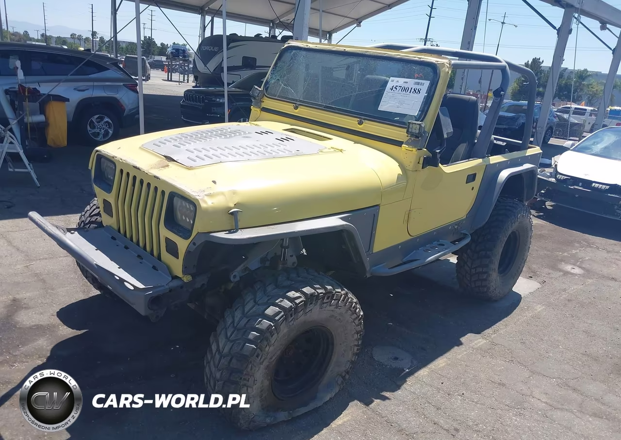1992 Jeep Wrangler - Yj S VIN:2J4FY19P2NJ509568 - 2