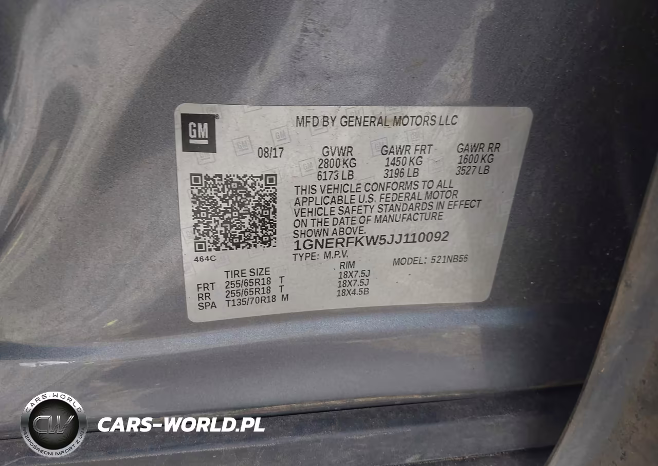 2018 Chevrolet Traverse Ls VIN:1GNERFKW5JJ110092 - 9