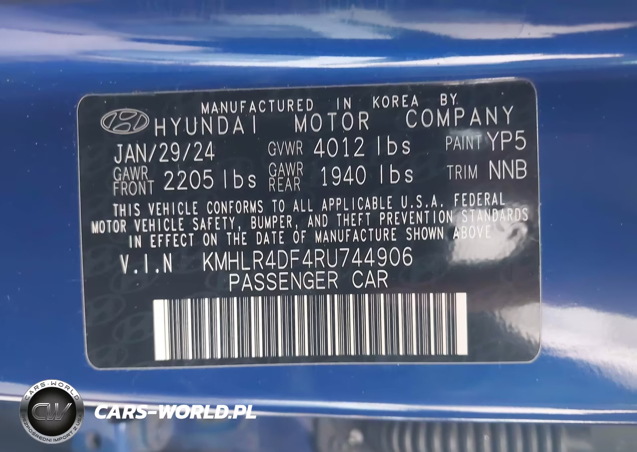 2024 Hyundai Elantra N Line VIN:KMHLR4DF4RU744906 - 9