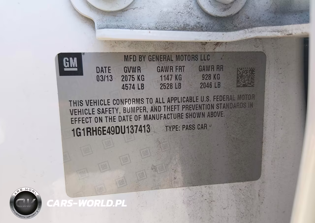 2013 Chevrolet Volt VIN:1G1RH6E49DU137413 - 9
