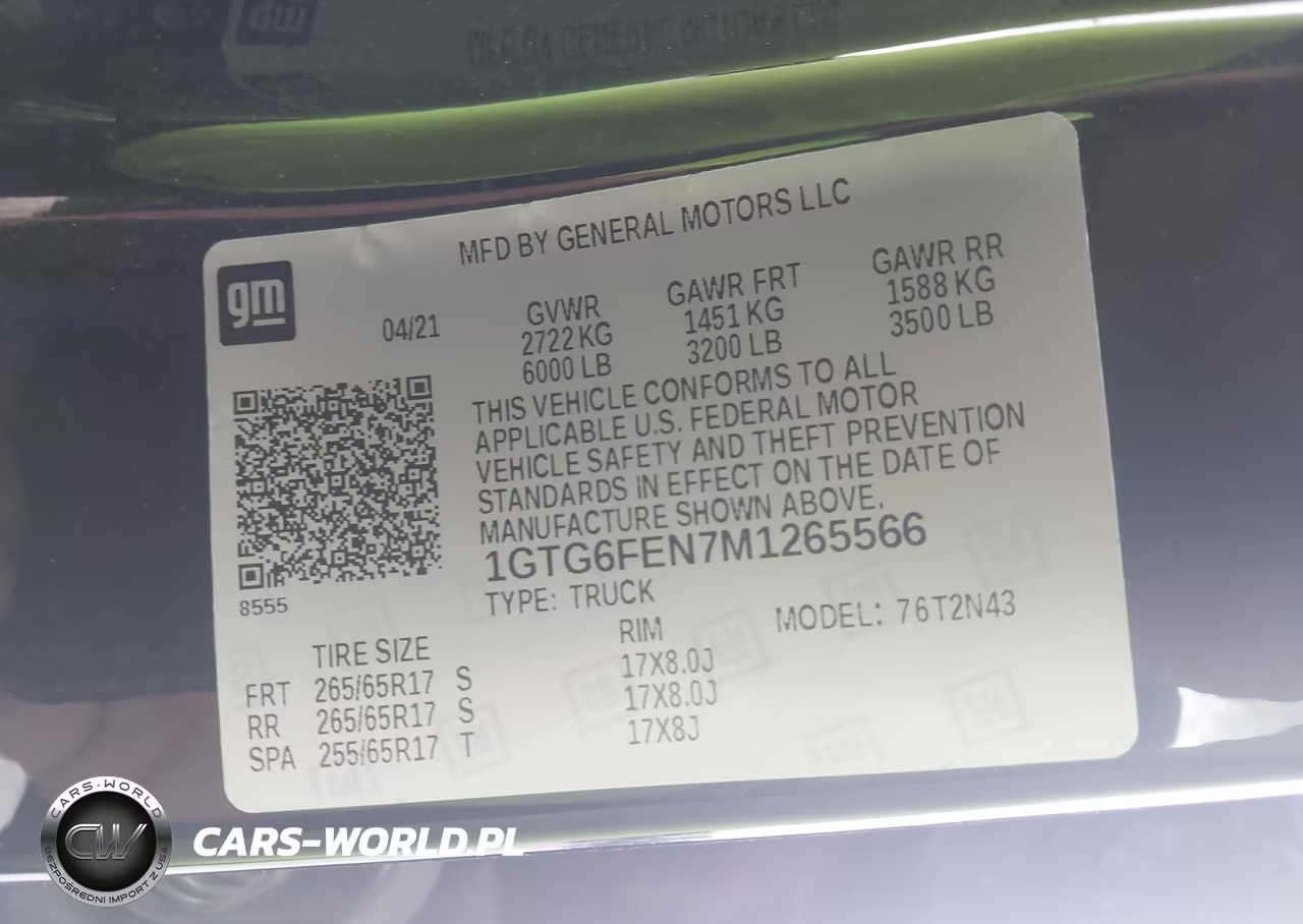 2021 GMC Canyon 4Wd Short Box At4 - Cloth VIN:1GTG6FEN7M1265566 - 9