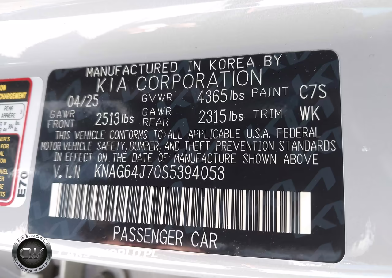 2025 Kia K5 Gt-Line VIN:KNAG64J70S5394053 - 9