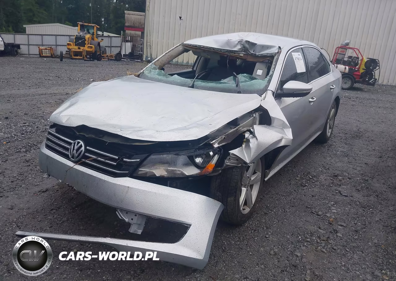 2012 Volkswagen Passat 2.5L Se VIN:1VWBP7A33CC026470 - 2