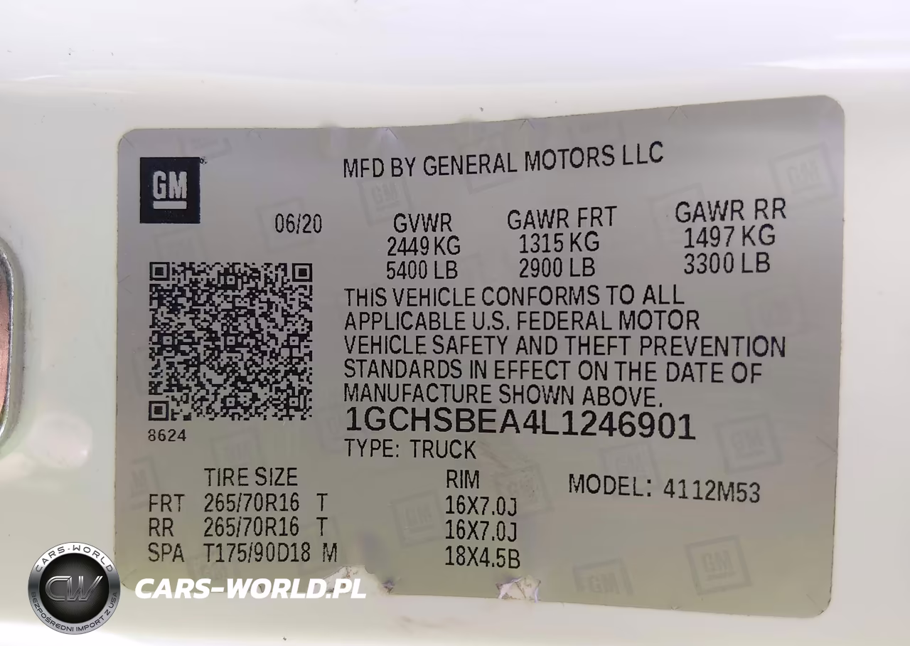 2020 Chevrolet Colorado 2Wd Long Box Wt VIN:1GCHSBEA4L1246901 - 9