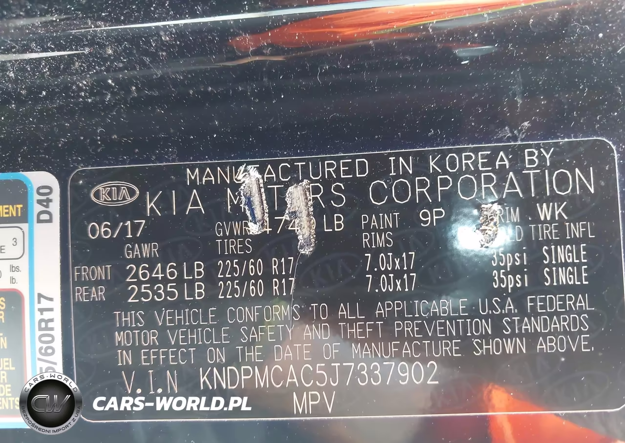 2018 Kia Sportage Lx VIN:KNDPMCAC5J7337902 - 9
