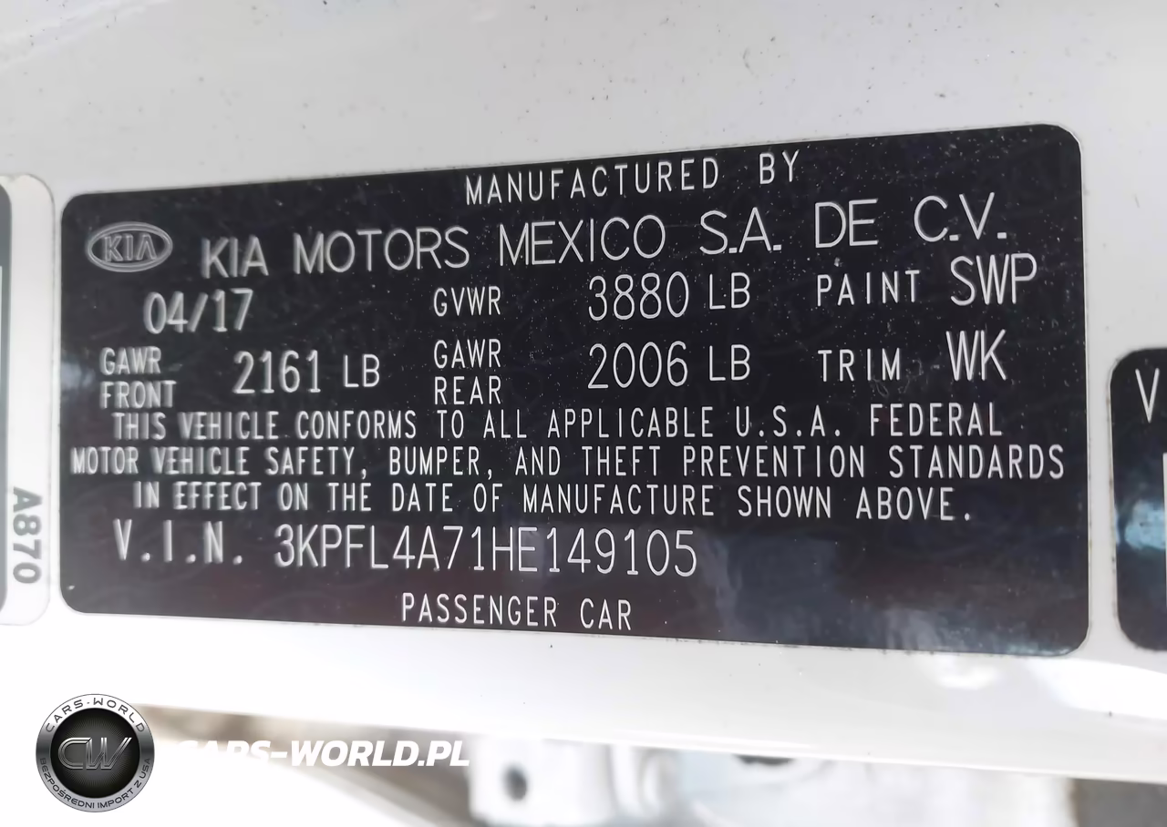 2017 Kia Forte Lx VIN:3KPFL4A71HE149105 - 9