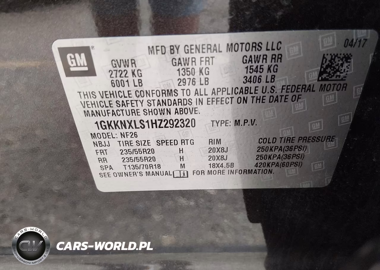 2017 GMC Acadia Denali VIN:1GKKNXLS1HZ292320 - 9