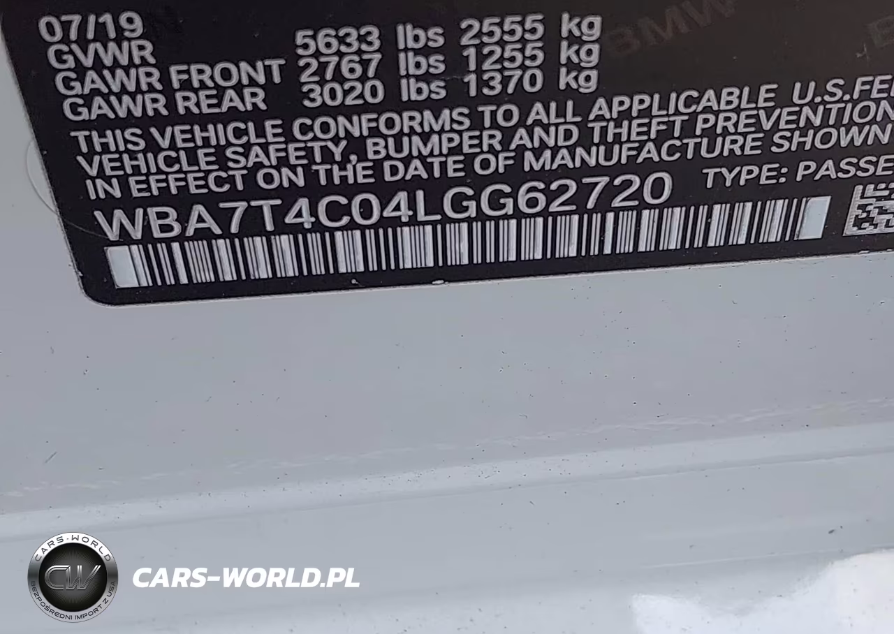 2020 BMW 740I xDrive VIN:WBA7T4C04LGG62720 - 9